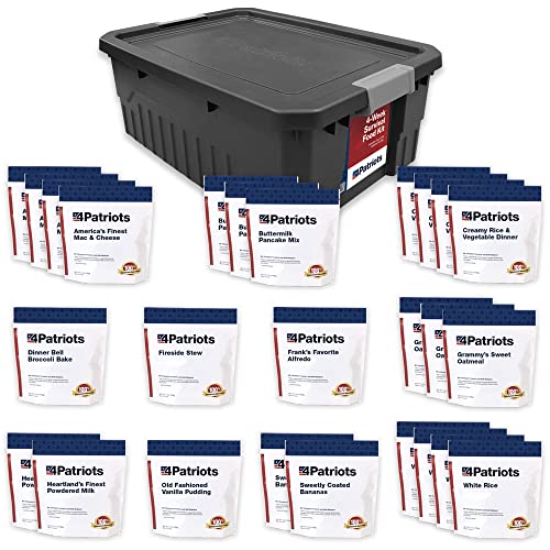 4Patriots 4-Week Survival Food Kit 192 Servings 25-Year Shelf Life by 4Patriots - American Made