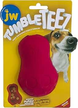 JW Pet Tumble Teez Puzzler Treat Dispenser, Medium by JW Pet - American Made