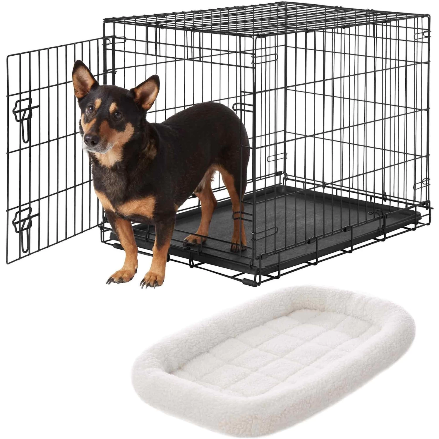 Frisco Dog Crate with Divider 36-Inch Single Door by Frisco - American Made