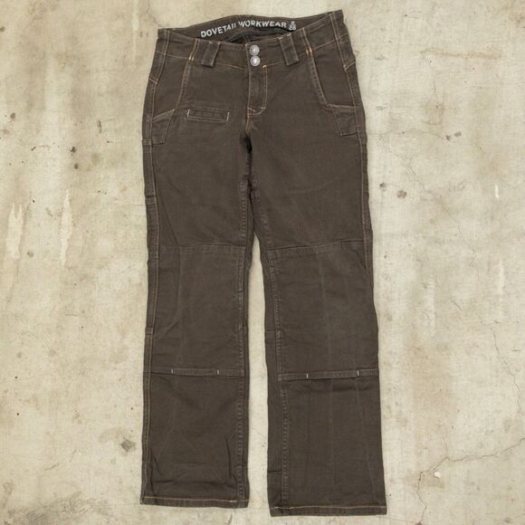 Dovetail Workwear Canvas Double Knee Work Pant Women's by Dovetail Workwear - American Made