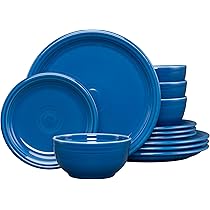 Fiesta Bistro Coupe 12-Piece Dinnerware Set Lapis