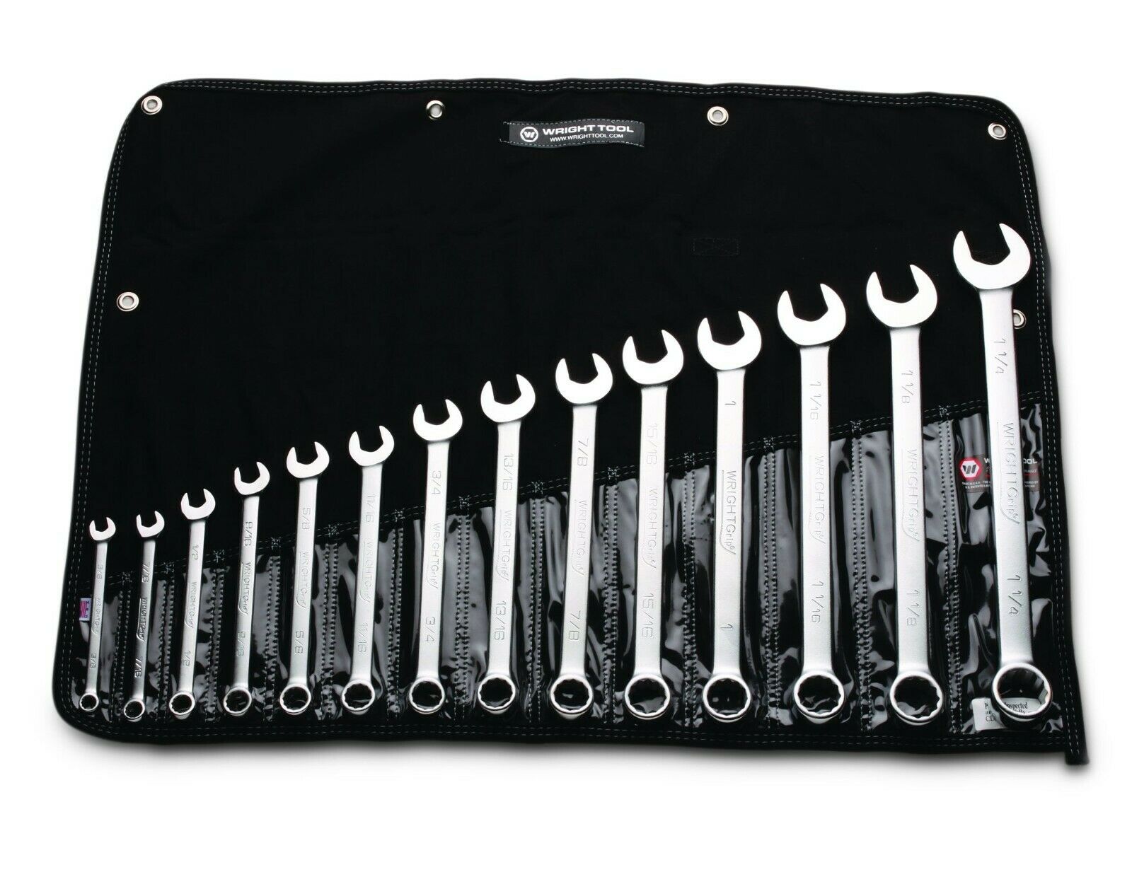 Wright Tool 714 WrightGrip 2.0 14-Piece SAE Combination Wrench Set