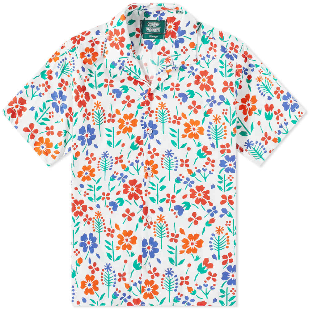 Gitman Vintage Camp Collar Short Sleeve Shirt Floral by Gitman Vintage - American Made