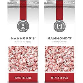 Hammond's Candies Hand Spun Ribbon Candy Blue Gift Box by Hammond's Candies - American Made