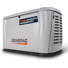 Generac Guardian 18kW Home Standby Generator with 200 Amp Transfer Switch by Generac - American Made
