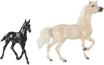 Breyer Horses Traditional Series Encore and Tor 2-Horse Set White by Breyer - American Made