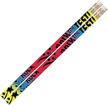 Musgrave Rock The Test Motivational Pencils 144 Count by Musgrave Pencil Company - American Made