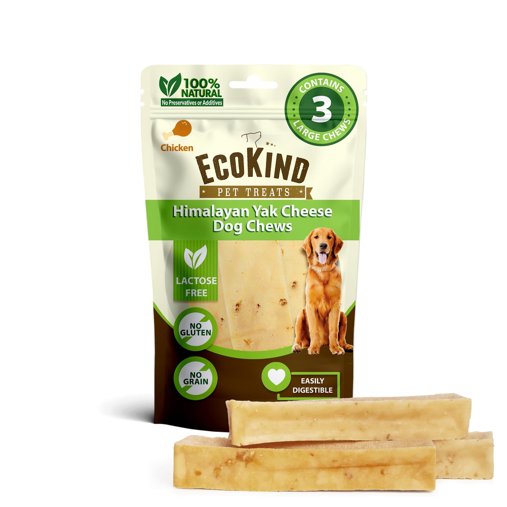 EcoKind Himalayan Dog Chew Large 3-Pack