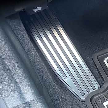 American Car Craft Camaro Dead Pedal Trim Plate Stainless Steel Polished Finish by American Car Craft - American Made