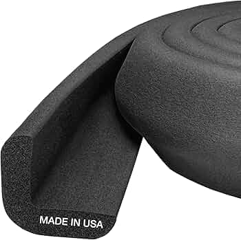 KidKusion Baby Proof Edge Guards 6-Foot Black
