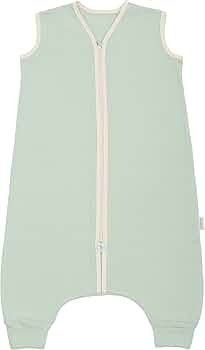 CastleWare Baby Organic Cotton Rib Knit Sleeper Bag Wearable Blanket for Walkers