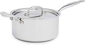 Heritage Steel 4-Quart Saucepan with Lid