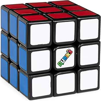 Rubik's Cube Original 3x3 Brain Teaser Puzzle by Ideal Toy Company - American Made
