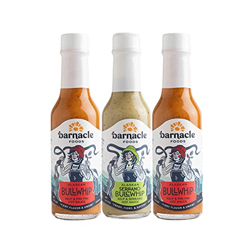 Barnacle Foods Bullwhip Kelp Hot Sauce Variety Pack