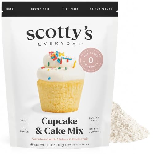 Scotty’s Everyday Cupcake & Cake Mix – Gluten-Free, 0g Net Carb