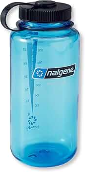 Nalgene Wide Mouth Water Bottle 32oz Blue