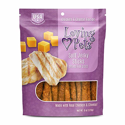 Loving Pets Soft Jerky Dog Treats – Real USA-Sourced Meat Dog Snacks for Training, Puppies & Everyday Reward –