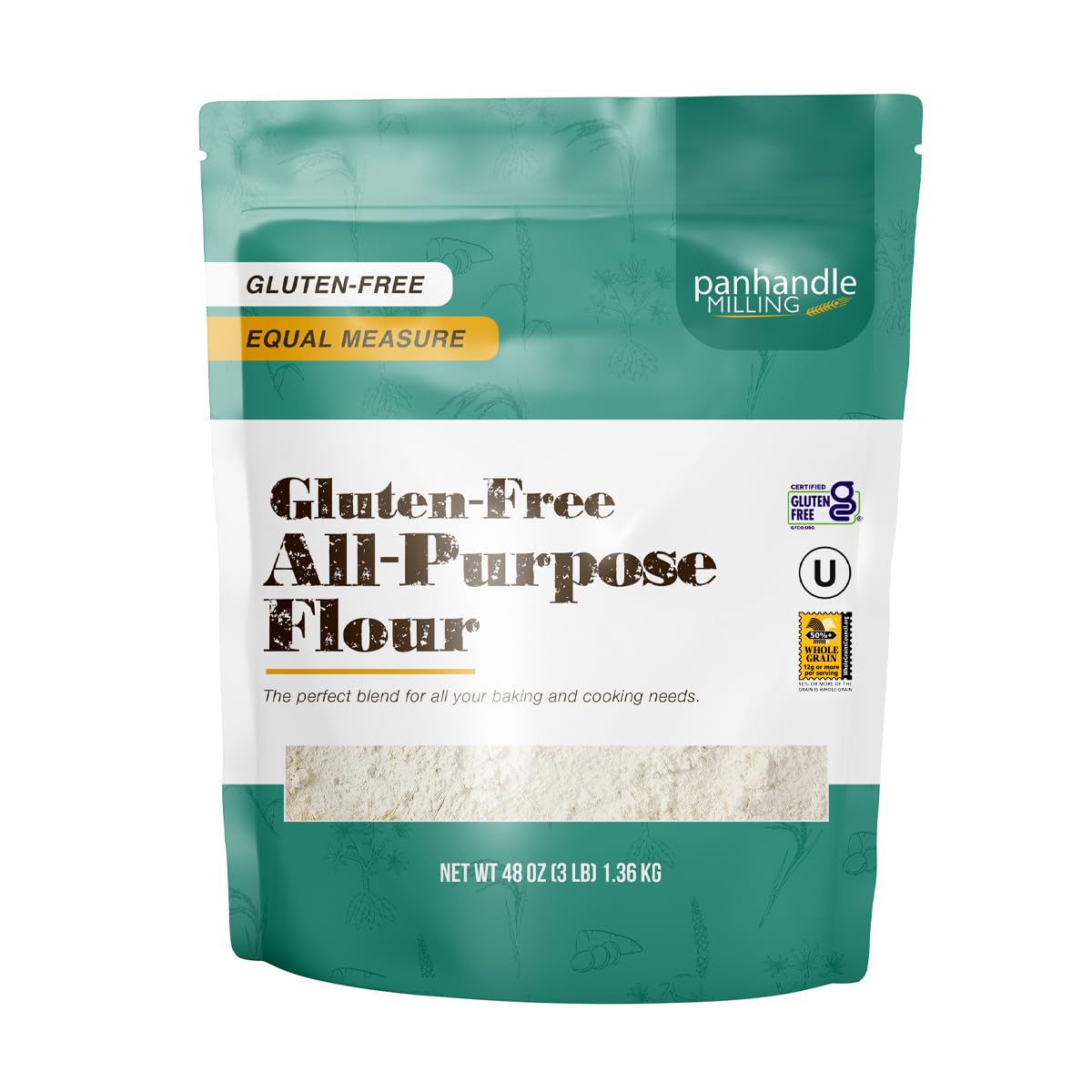 Panhandle Milling Organic Spelt Flour 3lb Non-GMO by Panhandle Milling - American Made