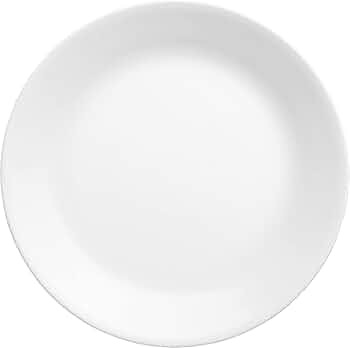 Corelle Vitrelle 4-Piece 10.25-Inch Dinner Plates Winter Frost White by Corelle - American Made
