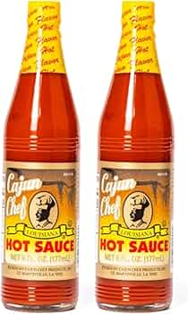 Cajun Chef Louisiana Hot Sauce 2-Pack 6 oz