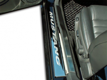 American Car Craft Mustang GT Stainless Door Sill Plates by American Car Craft - American Made