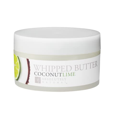 Absolutely Natural - Coconut Lime Whipped Body Butter 5oz with Nourishing Shea Butter and Coconut Oil Paraben by Absolutely Natural - American Made