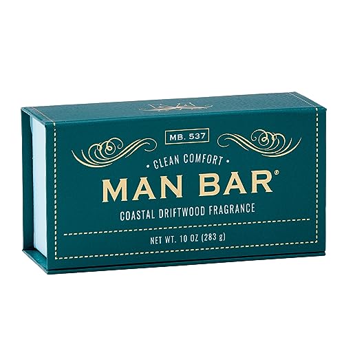San Francisco Soap Company Coastal Driftwood Fragrance Man Bar - CLEAN - No Harmful Chemicals - Good for All S