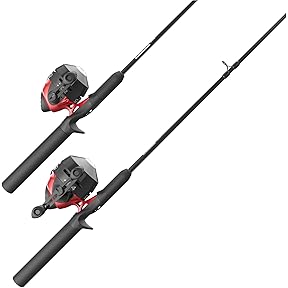Zebco 202 Spincast Reel and Fishing Rod Combo 5ft6in by Zebco - American Made