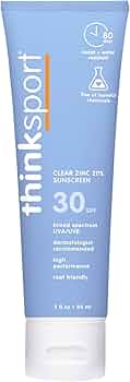 Thinksport SPF 50+ Face Sunscreen — Daily Mineral Protection, Tinted by Thinksport - American Made