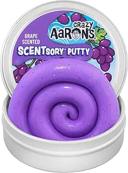Crazy Aaron's SCENTsory Thinking Putty Great Grape Scented by Crazy Aaron's - American Made