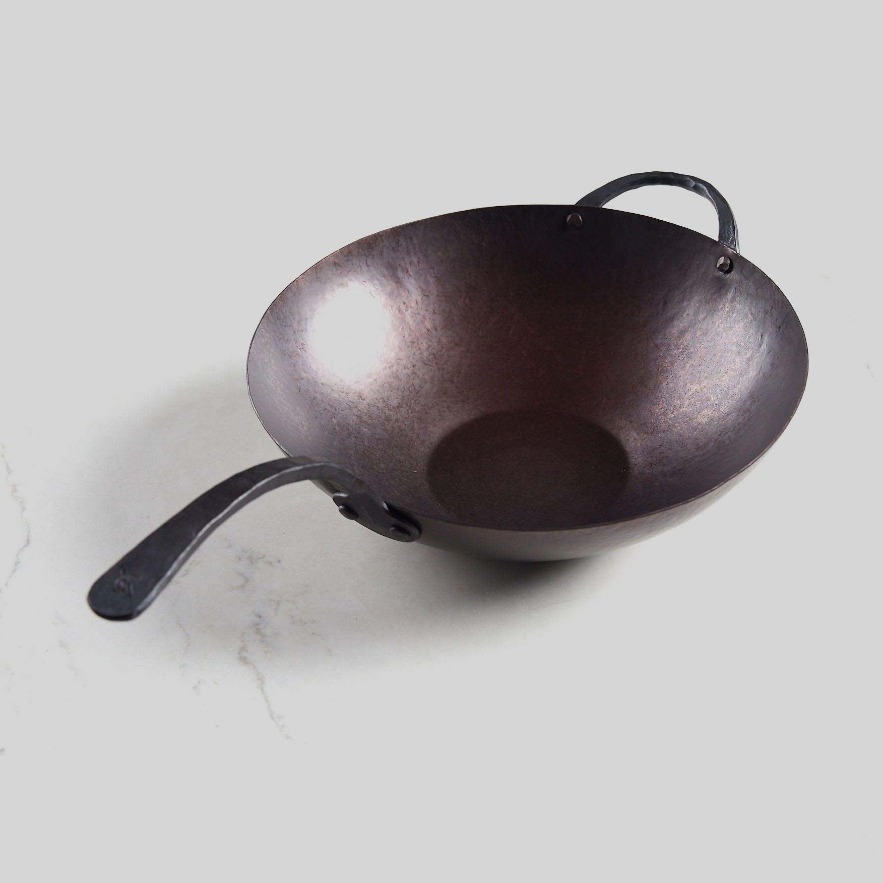 Smithey Ironware Carbon Steel Wok 14-Inch Hand Forged by Smithey Ironware Company - American Made