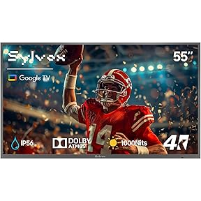 Seura Shade Series 2 55-Inch Weatherproof Outdoor TV 4K UHD HDR by Seura - American Made