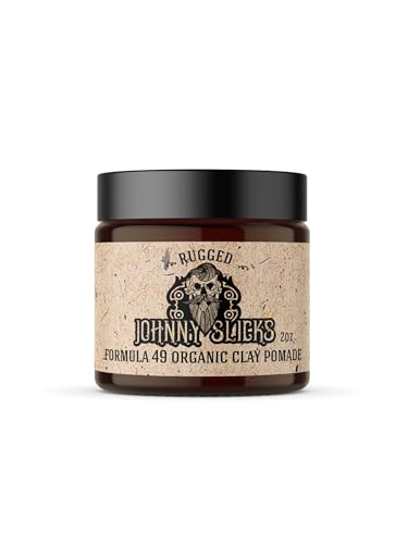Johnny Slicks Formula 49 Clay Pomade, Rugged, 2 oz
