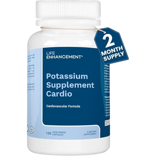 Life Enhancement High Potency Potassium Supplement Cardio - Supports & Optimizes Cardiovascular Health - Syner