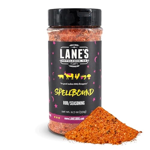 Lane's Spellbound BBQ Rub, All-Purpose BBQ Seasoning and Rib Rub, 11.7 oz | Sweet and Smoky BBQ Rub for Smokin