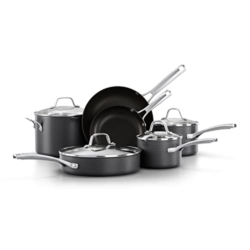 Calphalon Classic Hard-Anodized Nonstick Cookware 10-Piece Set by Calphalon - American Made