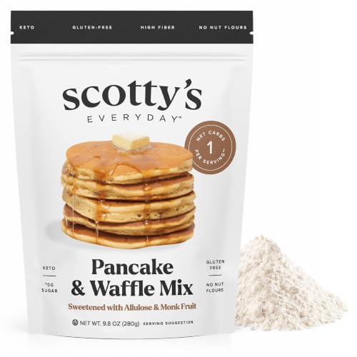 Scotty’s Everyday Pancake & Waffle Mix – Gluten-Free, 1 g Net Carb