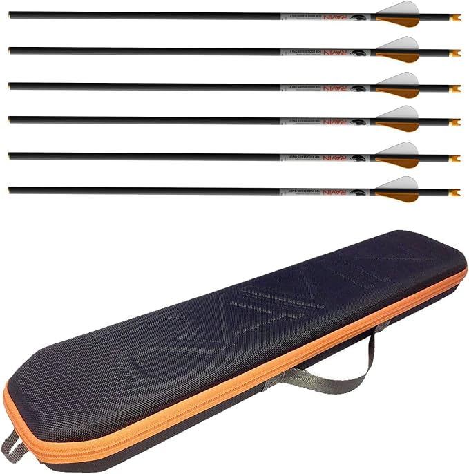 Ravin R500 Series Arrows .001 6-Pack with Case