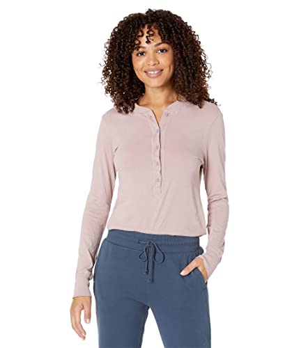 LAmade Ava Crop Henley New Taupe MD