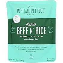 Portland Pet Food Company Rosie's Beef N Rice Dog Meal 8 Pack by Portland Pet Food Company - American Made