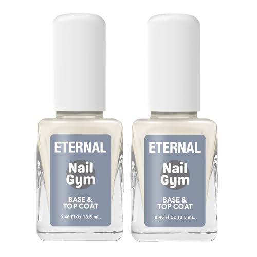 Eternal 2-in-1 Nail Hardener Base Coat and Top Coat, 13.5 mL, 2 Pack