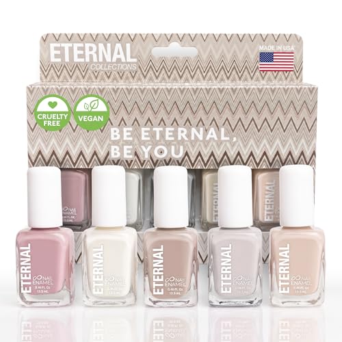 Eternal Pastel Nail Polish Set for Women (CLASSIC ME) - Nude Nail Polish Set for Girls - Lasting & Quick Dry P