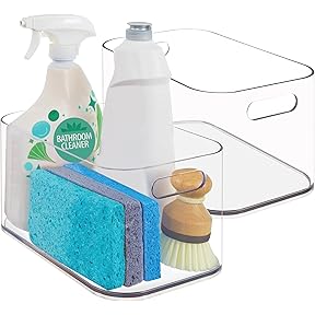 STORi Plastic Bathroom Counter Organizer with Dividers by STORi - American Made