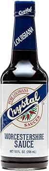 Crystal Louisiana Worcestershire Sauce 10 oz by Crystal Hot Sauce - American Made
