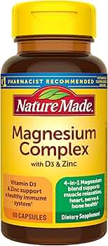 Nature Made Magnesium Complex with Vitamin D3 and Zinc