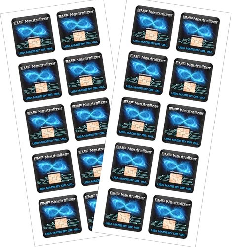 Original EMF Neutralizer Trusted Since 2015, Laptops & Tablets - Created By Dr. Valerie Nelson - 20 Pack