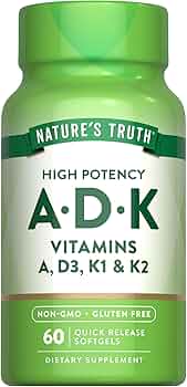 Nature's Truth Vitamin ADK 60 Softgels by Nature's Truth - American Made