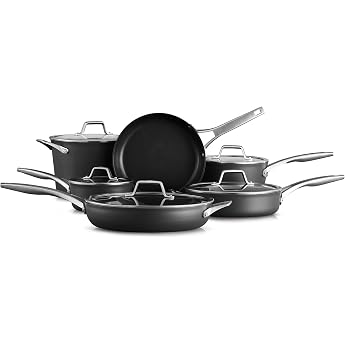 Calphalon Premier Space-Saving Nonstick 8-Piece Cookware Set by Calphalon - American Made