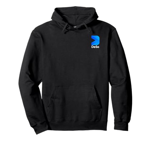 Decentralized Social DESO Crypto Pocket Logo Pullover Hoodie