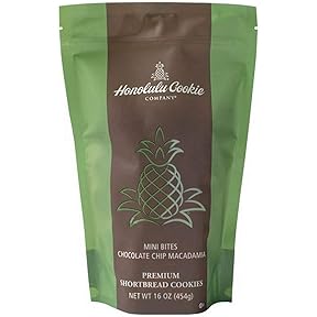 Honolulu Cookie Company Premium Guava Shortbread Cookies 16oz by Honolulu Cookie Company - American Made